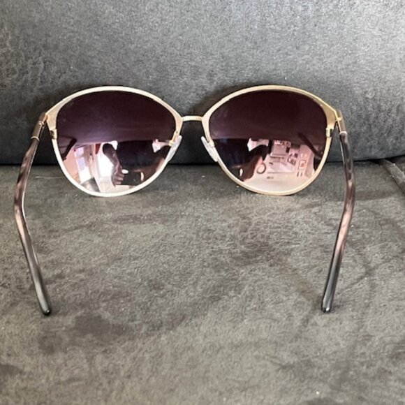 Tom Ford Penelope TF320 28Z Women Metal Oval Cat Eye Gold Pink Sunglasses main image 4